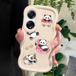 V&auml;rvitud muster Big Wave Edge pehme silikoon materjal Macaron telefoni &uuml;mbris p&otilde;rutuskindel kaitsev kummist &uuml;mbris OPPO Reno Realme jaoks Realme C20A must