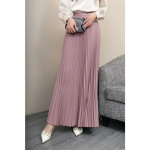 Women's Spring and Summer Long Pleated Skirt Slim A-line Long Skirt High Waist Half-body Skirt M