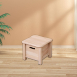 Puidust panipaik majapidamises kasutatav v&auml;ike kaasaskantav ruumi kokkuhoid koos sahtlikinga vahetamisega 30cmx30cmx25cm_Brown