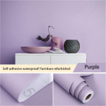 Macaron Solid Color Isekleepuv tapeet Kleebised Magamistoa Elutoa Garderoobi Uksekaunistus Kleebitud Veekindel Renoveeritud Tapeet 60cm *3 m
