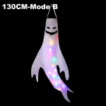 Hirmutav kummitus tuulekott LED-valgustusega kummituse ripats rippuvad kummitused kummitusfestivali toimumiskoha kaunistus rekvisiidid halloweeni peokaunistus