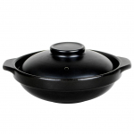 Pott Kastrul Keraamiline Pann Hautis K&ouml;&ouml;k K&uuml;psetamine Supp Kodu Savin&otilde;ud Madal Korea Kuum Poti Kivi Kauss Kuumad Savin&otilde;ud Grill 22x18cm must