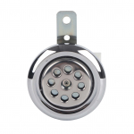 Universaalne mootorratta sarv veekindel 105 dB valju 12 V 85 mm WHoneycomb kroomi kate