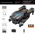 2025. aasta uus A23 RC drooni harjadeta mootor, kolme kaameraga v&auml;rvivalgus 4K fikseeritud punktiga h&otilde;ljuv takistuste v&auml;ltimine, kokkupandav neljakopteri laste m&auml;nguasi, kingitus 4K 1 Battery hall