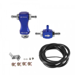 Turbo Boost Kontroller Reguleeritav Bensiini V&auml;ljalasker&otilde;hk Auto Modifitseeritud Manuaalne Turbo&uuml;lelaaduriga Regulaator Alumiinium sinine