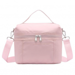 Isoleeritud s&ouml;&ouml;gikott t&auml;iskasvanutele Kerge nailonist veekindel s&ouml;&ouml;gikarp koos eemaldatava rihmaga termokambriga kahekordse lukuga l&otilde;unakott t&ouml;&ouml;piknikule telkimiseks beež