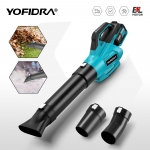 Yofidra Harjadeta elektriline &otilde;hupuhur 2000 W juhtmeta lumetolmu lehtede puhastamiseks puhuv j&otilde;uline elektrit&ouml;&ouml;riist Makita 18 V aku jaoks 2 Battery-EU