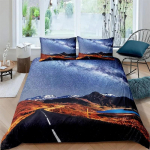 Highway Tekikoti Komplekt Tornado V&auml;lk Voodipesukomplekt Katastroof Queen King 2/3 tk Pol&uuml;ester Tekikott T&auml;iskasvanutele Poistele Teismelistele 135X200cm-2pcs