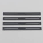 Ideal 23L7 uksel&auml;ve dekoratiivkleebised: Kriimustuskindel plastist tervituspedaali kate