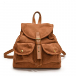 Vabaaja Vintage Suede Seljakott Naiste T&ouml;&ouml;le K&auml;imiseks Suure Mahutavusega Seljakott Kolledži V&auml;ike Koolikott 33*11*31 pruun