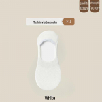 Naiste suvised &otilde;hukesest v&otilde;rgust libisemiskindlad paadisokid &ndash; madala suuga silikoonk&auml;epide, madala l&otilde;ikega Mesh Invisible Socks