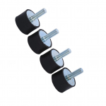 4x kummist kinnitused Amortisaatorid Vibratsioonivastane Silentblock Poolid M8