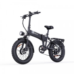 Ridstar H20 Pro elektriratas 1000W kahemootoriline kokkupandav 48V23AH liitiumakuga elektriratas 20*4.0-tolline rasvarehvidega ratas 2000W48V23AH must