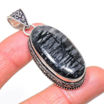 Picasso Jasper Handmade 925 Sterling Silver Jewelry Pendant 3.78 a5d65
