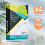 Yuanhao A4 koopiapaber, 70 g, 5 pakki, 500 lehte, 80 g paks elektrostaatiline kontoripaber