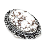 Natural Wild Horse Gemstone 925 Sterling Silver Jewelry Ring Size 7 s5g09