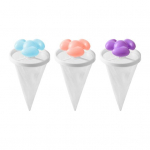 1/3 tk villase kleebise filtrikoti pesumasin takistab ummistumist Lihtne kasutada korduvkasutatavat v&otilde;rgust &auml;ravoolutoru puhastusvahendit