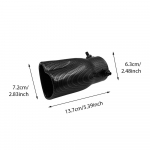 63mm Auto Summuti Otsik Summutis&uuml;steemidele Auto S&uuml;damekujuline Summuti Summuti Toru Asendus Auto Lisatarvikud