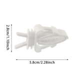 12 TK lindude toiduhoidik Lemmikloomapapagoi s&ouml;&ouml;tmine puuviljade juurviljade klambriga seepia luude s&ouml;&ouml;tmisseade tihvt klamber linnupuuri tarvikud One Size valge