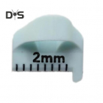 2/3/4MM &Otilde;mblemise mall S&otilde;rmejoonlaud DIY &Otilde;mblemise k&auml;sit&ouml;&ouml;projektid Lapit&ouml;&ouml; 3D-prinditud &Otilde;mblemise &scaron;abloonit&ouml;&ouml;riistad t&auml;pse skaalaga &Otilde;mblemishuviliste kingitus 4mm hall