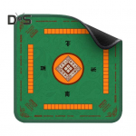 Mahjong lauamatt pokker doomino Mahjong plaaditud kaardilauam&auml;ng libisemisvastane m&uuml;rasummutus ruut Mah Jongg lauakate m&auml;ngumatt 60x60cm roosa