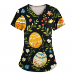 Naiste moodsad V-kaelusega l&uuml;hikeste varrukatega kombinesoonid taskutega lihav&otilde;ttep&uuml;hade tr&uuml;kitud topid riided L beež