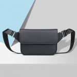Ehtne Nahast Moodne ja Lihtne &Uuml;he&otilde;lakott Luksusliku H&otilde;nguga Veisenahast Mitmek&uuml;lgne Vabaaja Meeste Crossbody Kott must