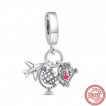 925 tahke h&otilde;begloobuse galaktika teekond Astronaut Kuu Star Ripats Murano Klaashelmed Sobivad K&auml;ev&otilde;ru Naiste Ehted