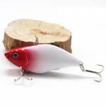 P&uuml;&uuml;gilant 7cm 13g VIB Swing uppuv bassi s&ouml;&ouml;t must nikkel konksud t&auml;is ujuv kiht kunstlik 1#Red head and white body