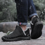 WOTTE Talvised Meeste Veekindlad Lumesaapad Soojad Palus Poolsaapad Meeste V&auml;listossud Puuvillased Kingad Pluss Suurus 47 Meeste saapad 35