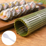 Suur roheline plastikust sushit&ouml;&ouml;riist Kimbap sushirull ise onigiri riisilabad T&ouml;&ouml;riistad Bambusest sushimatt Sushi t&ouml;&ouml;pink Koduk&ouml;&ouml;k