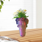 Incense Burner Crystal Vase Holder Modern 2 in 1 Ornament Decorative for Coffee Table SPA