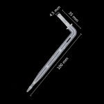 20 tk 4mm k&uuml;&uuml;narnukiga nooltilgutit Aed Mikro-niisutus Tilkemitter 4/7mm voolikule Tilguti Kastmine Juure juurde Tilguti