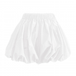 Naiste k&otilde;rge v&ouml;&ouml;kohaga puhvseelikuga l&uuml;hikesed p&uuml;ksid - Suvine must A-l&otilde;ikeline mull laterna disain M