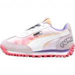 Hello Kitty x Puma Easy Rider V&auml;ikelaste Hello Kitty ja S&otilde;brad Tie Dye Laste tossud Lilla Lilla-Frost Valge 401411-01 33