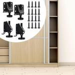 Leg Leveler Adjustable High Performance Easy to Install Wardrobe Feet Leveling for Furniture 4 Sets