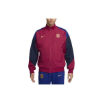 Nike FC Barcelona Strike Logo Retro Spordijakk Seisukrae V&auml;rviplokk Vabaaja Jakk Meeste Jakk &Uuml;llas-Punane FJ5427-620 XL
