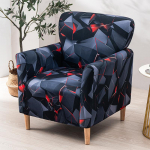 Banketi tugitooli katted Prinditud venivad diivanikatted elutuppa libisemisvastased pehmed katted, lapsed lemmikloomad, m&ouml;&ouml;blikaitse