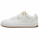Puma Court Classic Lux Valge Kuldne Kummist Tald Unisex Tennised Alpine-Snow 395019-05 35.5