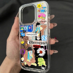 Akriilist telefoni&uuml;mbris iPhone 11 13 16 ProMax jaoks &Uuml;mbris iPhone 13 14 15 ProMax 12 13 ProMax jaoks Samsung A55 A05S A54 A06 S22 A15 S23 A12 A22 A52S Joonisfilm iPhone 11 must