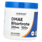 Dimet&uuml;&uuml;laminoetanool bitartraat, DMAE Bitartraadi pulber, Nutricost 100g Maitsetu (72647044) 100g Unflavored