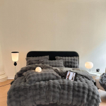 Voodi Neljaosaline S&uuml;gis- ja Talvine Flanell Kahepoolne Fliis Korallfliis Voodilina Tekikott Padjap&uuml;&uuml;r 1.8m bed