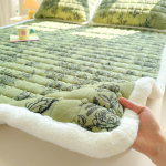 Milk Velvet puuvillane madratsipadi koduseks kasutamiseks, talvine Coral Velvet madrats soojendab ja paksendab 120*200cm
