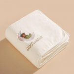 Cartoon Jade Face Towel & Quick-Dry Baby Blanket - Soft, Absorbent Bath Towel for Children Square Towel 35*35 cm