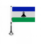 Drapeau - Lesotho - 14 x 21 cm - Pol&uuml;ester - 5 t&uuml;kki - J&auml;lje rekto/verso