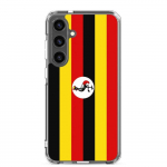 Coque T&eacute;l&eacute;phone &ndash; Samsung &ndash; Galaxy S24 Ultra &ndash; Drapeau Ouganda &ndash; Supp &ndash; Mitmev&auml;rviline
