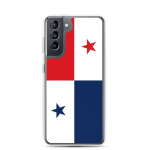 Coque T&eacute;l&eacute;phone - Samsung - Galaxy S21 - Drapeau Panama - Souple - Mitmev&auml;rviline