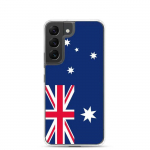 Coque T&eacute;l&eacute;phone &ndash; Samsung &ndash; Galaxy S22 Plus &ndash; Drapeau Australien &ndash; Supp &ndash; Mitmev&auml;rviline
