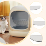 Elevated Entrance Fence Sand Blocking Board for C20 Self Cleaning Cat Litter Box Part Easy to Clean