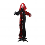 Halloweeni hirmutav aiakaunistus Kloun Helendav Hirmutavate Helide ja Helendavate Silmadega V&auml;litingimustes Baar Kummitusmaja Peo Rekvisiidid One Size